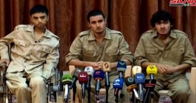 Terroristas del grupo EIIL (Daesh, en árabe) detenidos en el desierto sirio, 14 de mayo de 2020. (Foto: SANA)