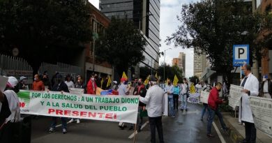 Centrales obreras de Colombia defienden sus derechos laborales en medio de la pandemia