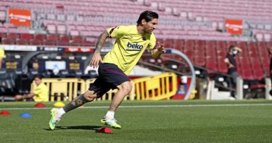 Messi se suma al trabajo en grupo del Barcelona antes del reinicio de La Liga el próximo sábado