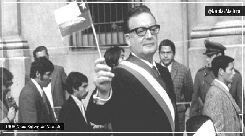Venezuela celebra los 112 años del natalicio del líder de la Patria Grande Salvador Allende