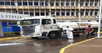 Realizan jornada de desinfección en el Hospital Uyapar de Puerto Ordaz