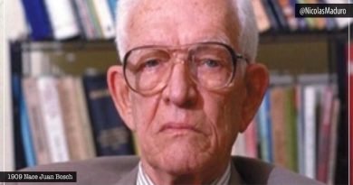 Venezuela conmemora natalicio del dominicano Juan Bosch por su lucha frente al imperio