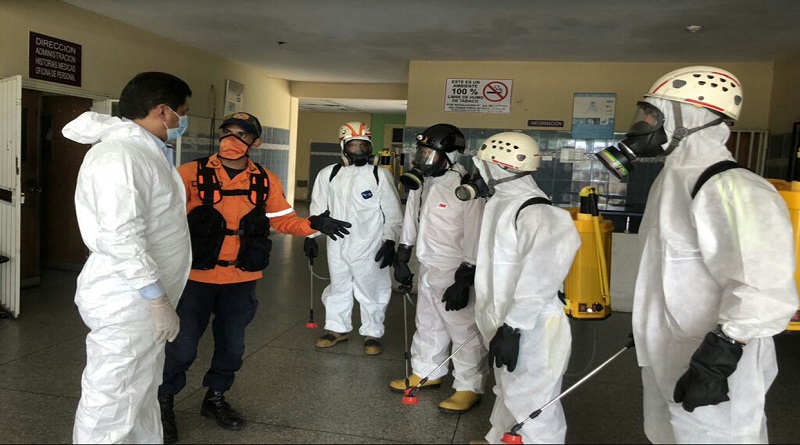 Misión Venezuela Bella desinfectó planta de harina precocida Leander en Barinas