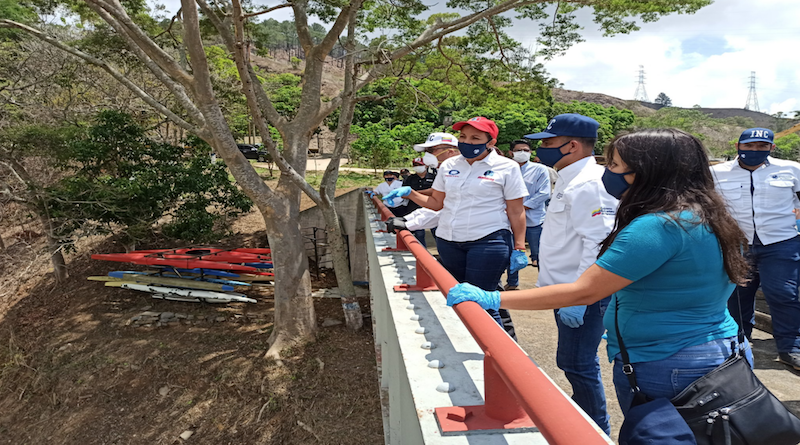 Supervisan culminación de trabajos de rehabilitación y adecuación en el embalse La Mariposa