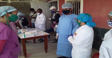 En Sucre se han aplicado más de 23 mil pruebas rápidas y ejecutado más de 12 mil jornadas de desinfección para prevención de la Covid-19