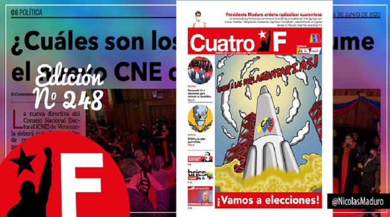 Edición N° 248 del periódico digital Cuatro F destaca nuevas medidas contra la Covid-19 y los retos que asume el nuevo CNE