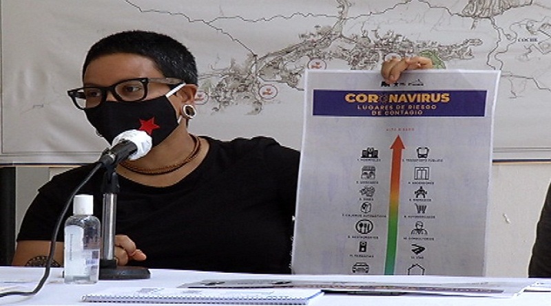 Alcaldesa de Caracas ratifica compromiso del sector transporte de garantizar medidas de Bioseguridad en la flexibilización 7+7