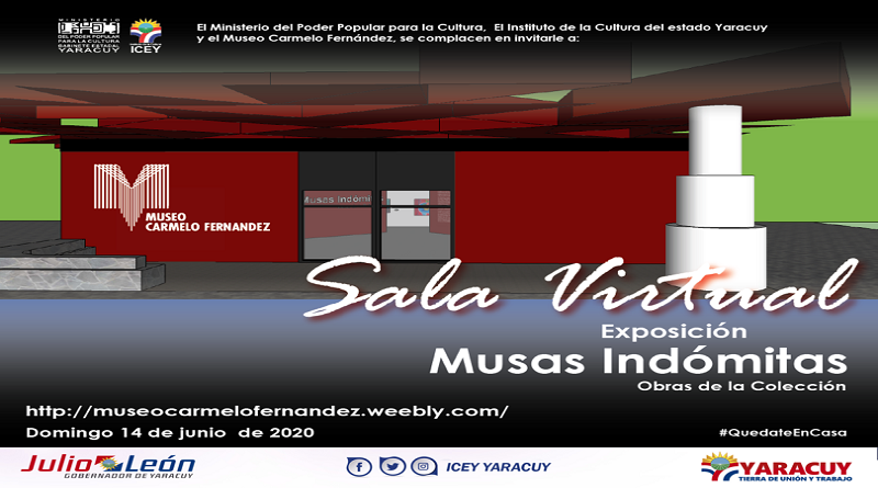 Yaracuy | Muestra virtual “Musas Indómitas” exhibe este 14JUN el Museo Carmelo Fernández