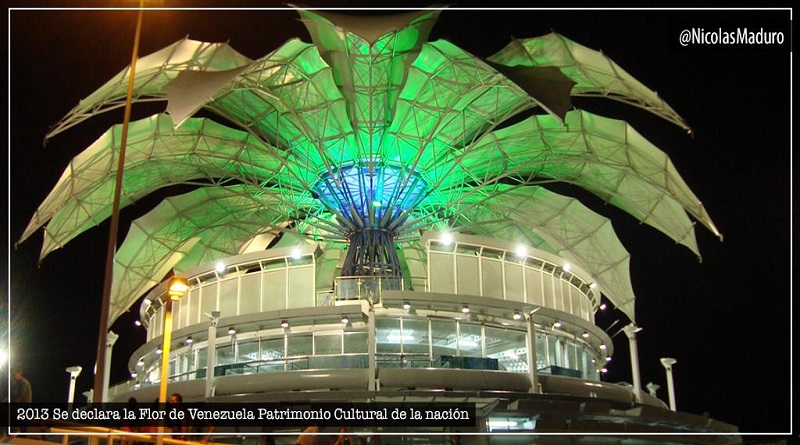 Monumento La Flor de Venezuela cumple 7 años declarado como Patrimonio Cultural