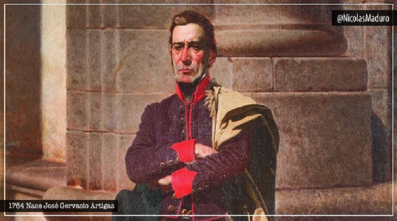 Venezuela conmemora 256 años del protector de los pueblos José Gervasio Artigas