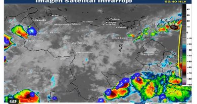 Prevén para este domingo precipitaciones con descargas eléctricas en varias zonas del país