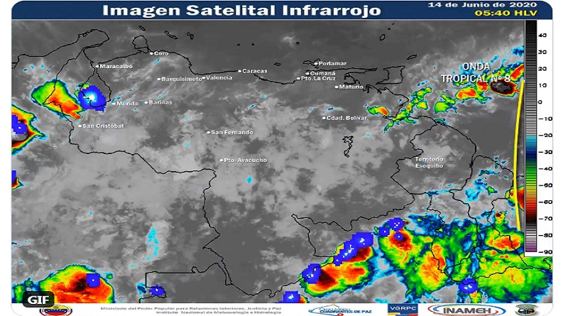 Prevén para este domingo precipitaciones con descargas eléctricas en varias zonas del país