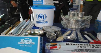 ACNUR entregó insumos para atención a connacionales que se encuentran en distintos PASI en Táchira