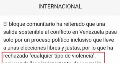 Canciller Arreaza afirma que la UE es incoherente al decir que no apoya incursiones extranjeras ni salidas violentas en Venezuela