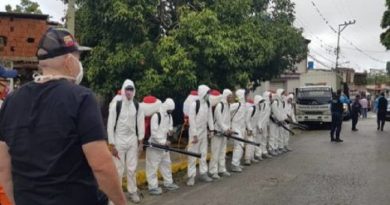 Activan octava jornada de desinfección Covid-19 en mercados municipales de La Guaira