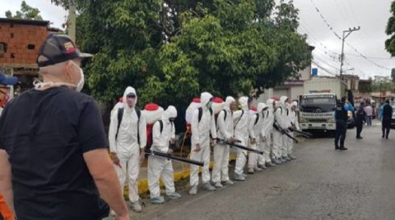 Activan octava jornada de desinfección Covid-19 en mercados municipales de La Guaira