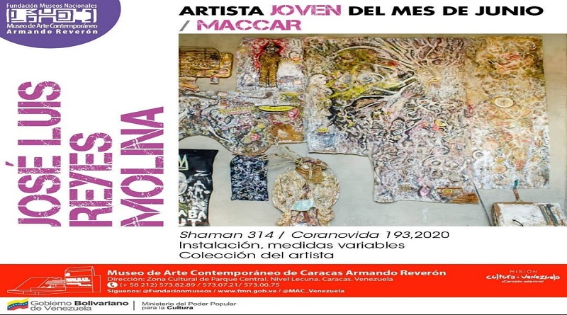 Museo Armando Reverón selecciona como Artista Joven del Mes a José Luis Reyes Molina "Shaman 314"