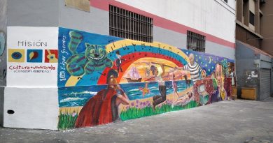 Colectivo Artístico Cabré culmina mural en Caracas homenaje a Aquiles Nazoa