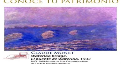 Programa virtual "Conoce tu patrimonio" muestra obra El puente de Waterloo de Monet