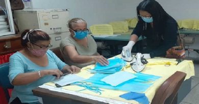 Inces Trujillo elaboró más de 6 mil 600 tapabocas a precios accesibles para la población