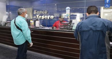 Banco del Tesoro abrió 109 oficinas bancarias durante primera semana de flexibilización