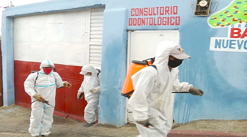 Gobierno nacional llevó a cabo plan de limpieza y desinfección en Base de Misiones en La Vega