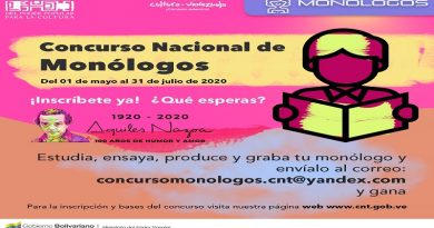 Primera etapa del Concurso Nacional de Monólogos cierra sus inscripciones el 31JUL