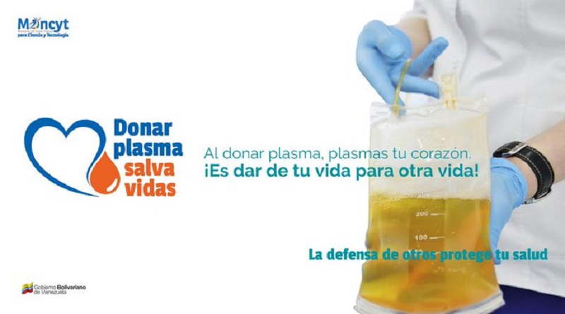 Día Mundial del Donante: Ministerio de Ciencia y Tecnología impulsa donación de plasma de los recuperados para combatir a Covid19