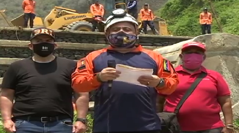 Equipo de Gestión de Riesgo atiende sistema de represas para prevenir daños por lluvias en vertiente norte del Guarairarepano en La Guaira