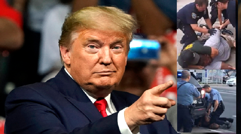 Donald Trump defiende técnica de estrangulamiento policial porque “es necesario en algunos casos”
