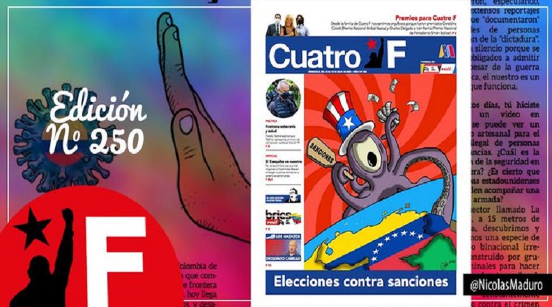 Periódico CuatroF evidencia diplomacia bolivariana de paz y batalla de Venezuela por el Esequibo