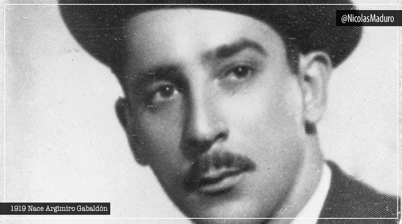 Venezuela conmemora 101 años del natalicio del "Comandante Carache" Argimirio Gabaldón