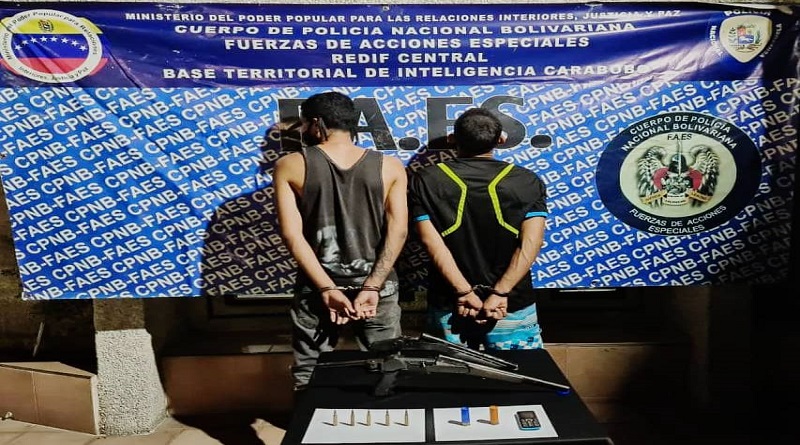 FAES capturó cuatro sujetos durante dispositivos de seguridad en Carabobo