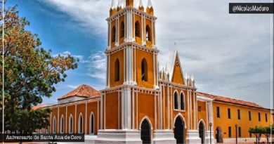 Venezuela celebra 493° años de la fundación de Santa Ana de Coro Falcón