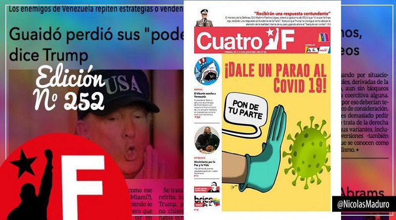 Edición 252 del periódico Cuatro F promueve campaña de prevención ante la Covid-19: #PonDeTuParte