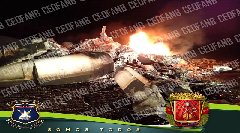 CEOFANB neutraliza narcoaeronave con matrícula de EE.UU. en espacio aereo venezolano