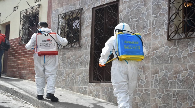 GDC realizó jornada de desinfección y pesquisaje en Los Cangilones de La Vega