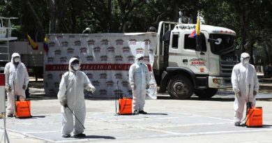 Realizan jornada de desinfección en el centro penitenciario INOF en los Teques