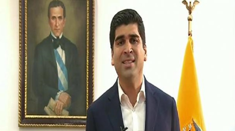 Otto Sonnenholzner renunció al cargo de vicepresidente de Ecuador