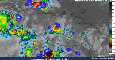 Inameh: continúan lluvias variables en el país remanentes de depresión tropical Gonzalo