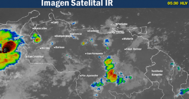 Ondas Tropicales 22 y 23 generan precipitaciones y descargas eléctricas en distintas regiones del país