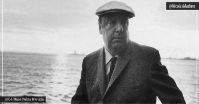 Venezuela conmemora 116 años del natalicio del poeta chileno Pablo Neruda