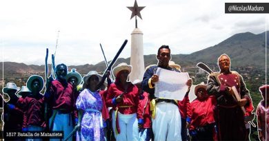 Presidente Maduro: "Hace 203 años en tierras neoespartanas brilló el heroísmo de nuestro pueblo en el cerro Matasiete
