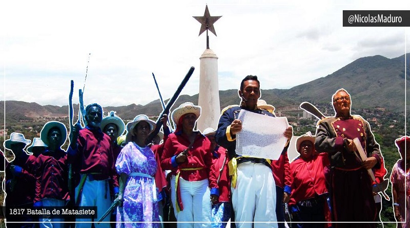 Presidente Maduro: "Hace 203 años en tierras neoespartanas brilló el heroísmo de nuestro pueblo en el cerro Matasiete