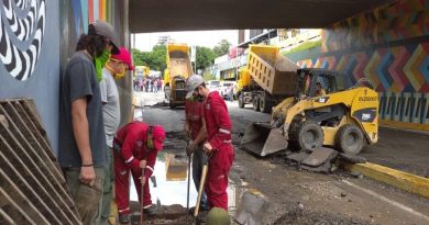 Gobierno nacional realiza trabajos de reparación ante desbordamiento de Quebrada Pajaritos en Altamira