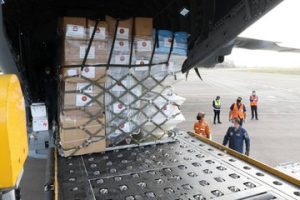 Cargamento con Asistencia Técnica Humanitaria enviado por Turquía