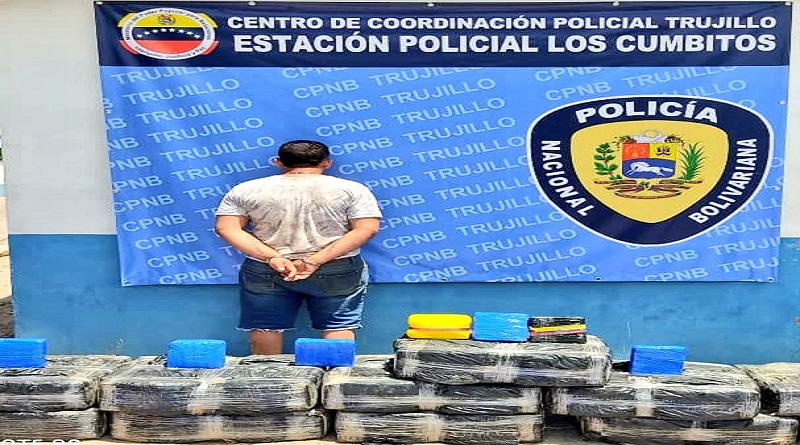 PNB de Trujillo incauta 658 panelas de marihuana como parte de la Operación Escudo Bolivariano