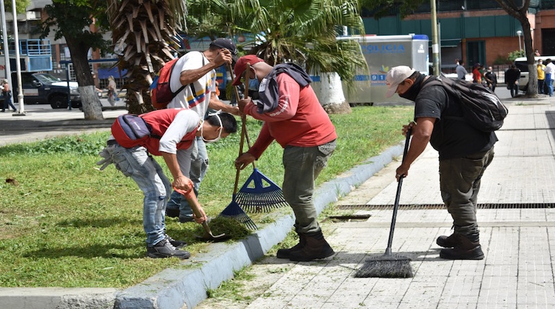 Plan de desinfección y limpieza continúa en la parroquia San Juan de Caracas contra la Covid-19