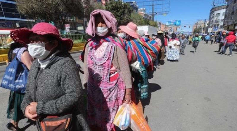 Gobierno de facto de Bolivia reconoce que Covid-19 alcanzó el pico ante crisis sanitaria