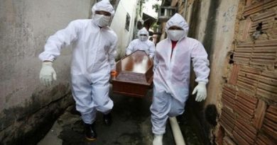 Autoridades sanitarias de Brasil reportan 55.891 nuevos contagios y 1.156 fallecidos por Covid-19 en un día